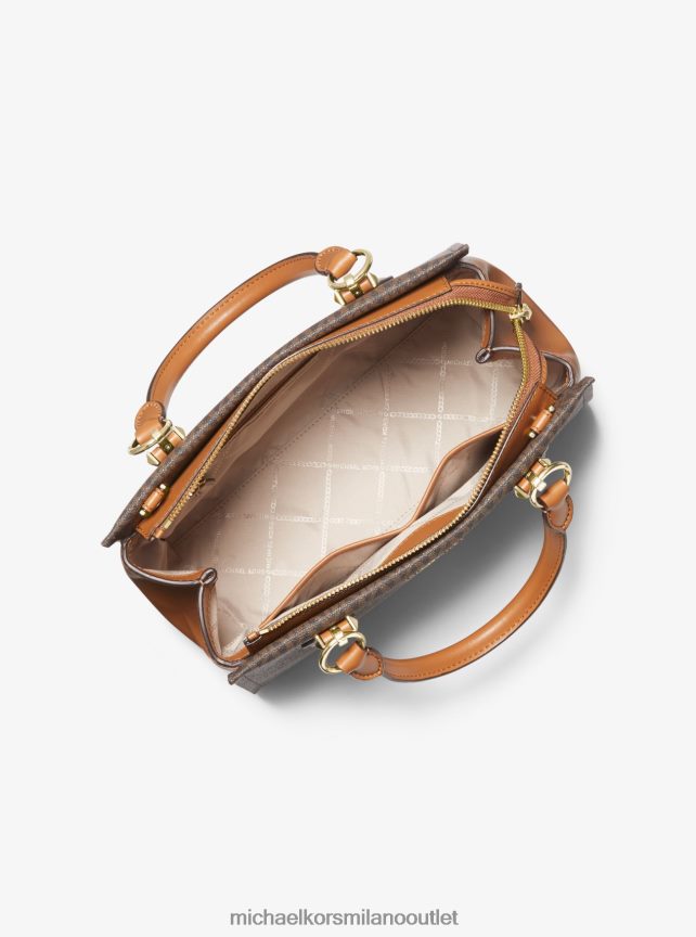 Michael Kors Borsa a tracolla media con logo Marilyn donne brn/ghianda P06L0L898 Accessori