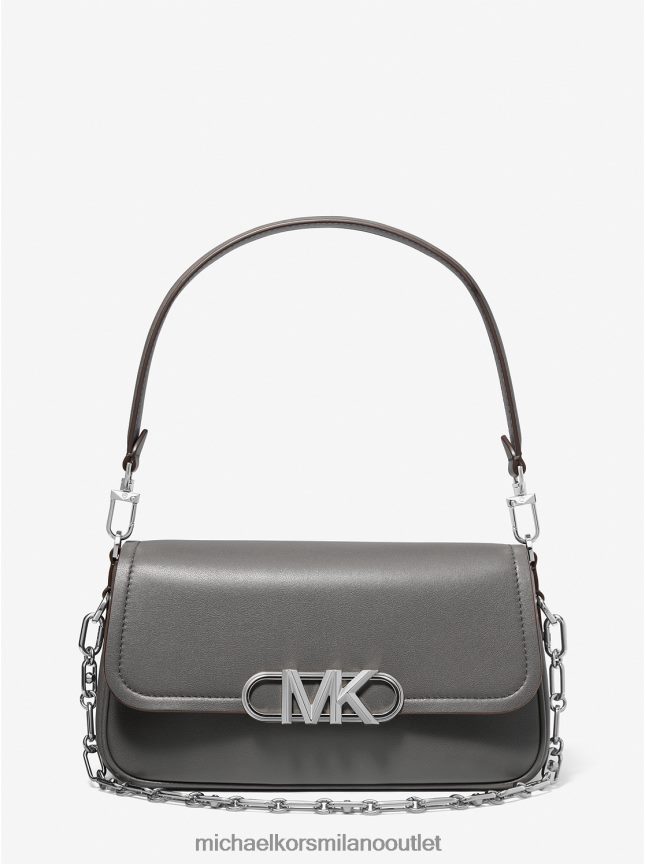Michael Kors Borsa a tracolla media in pelle Parker donne grigio erica P06L0L1327 Accessori