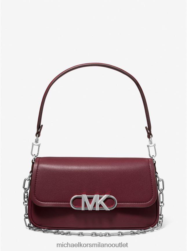 Michael Kors Borsa a tracolla media in pelle Parker donne merlot P06L0L1325 Accessori