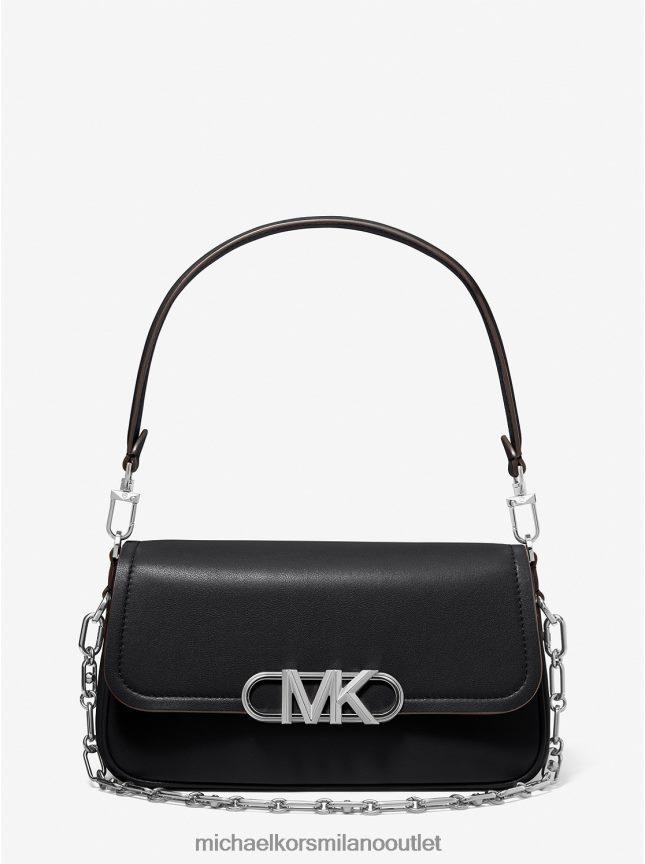 Michael Kors Borsa a tracolla media in pelle Parker donne nero P06L0L1328 Accessori