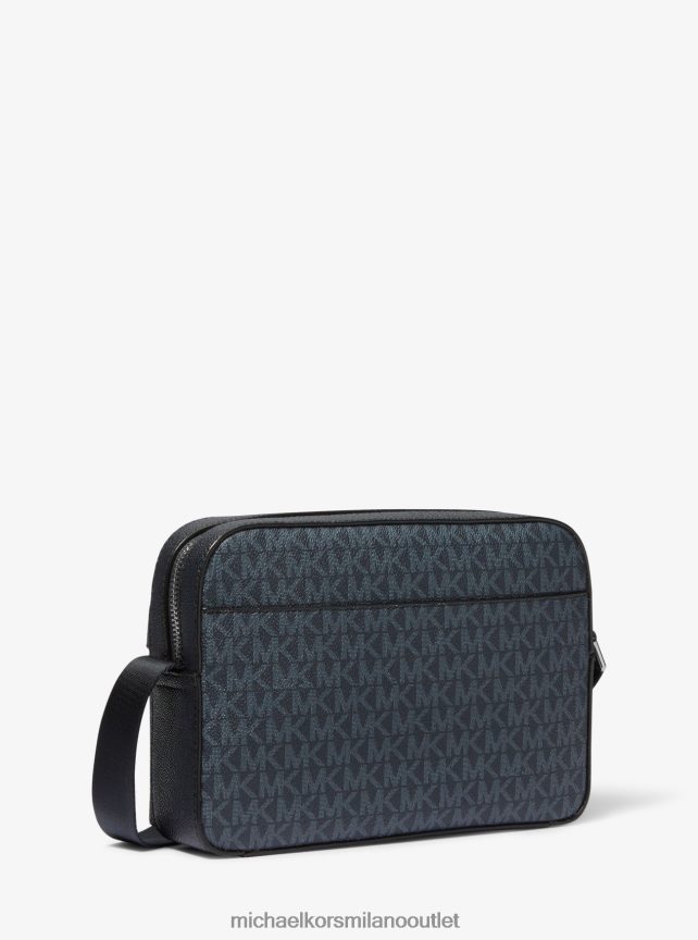 Michael Kors Borsa a tracolla pratica con logo Hudson donne admrl/plblue P06L0L797 Accessori