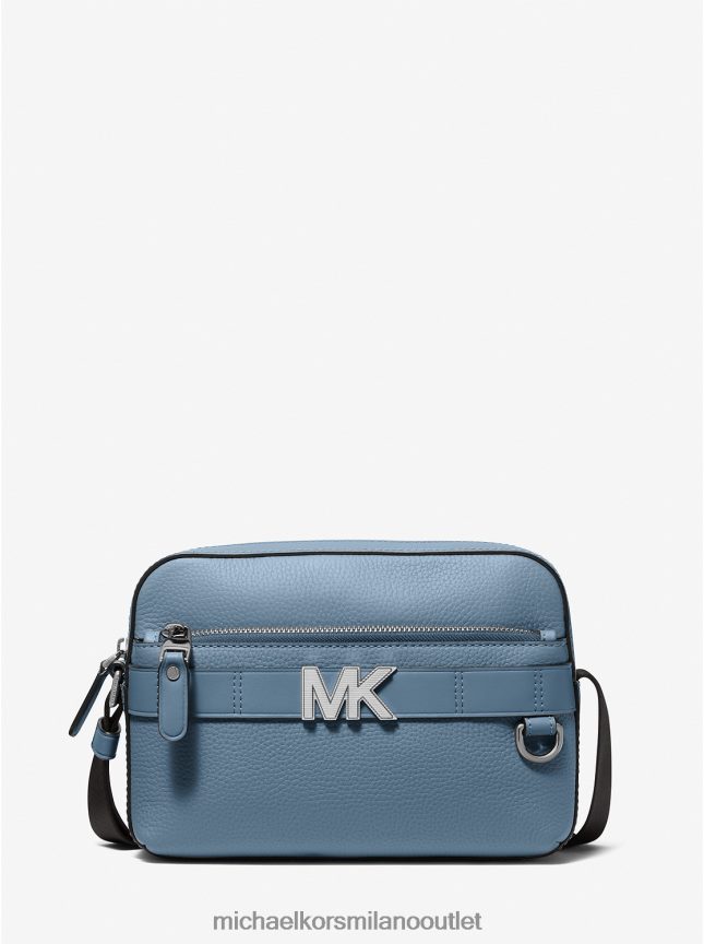 Michael Kors Borsa a tracolla utility in pelle martellata Hudson donne denim P06L0L792 Accessori