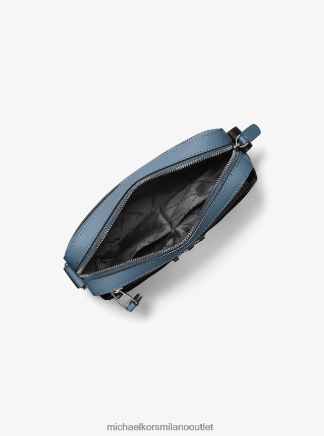 Michael Kors Borsa a tracolla utility in pelle martellata Hudson donne denim P06L0L792 Accessori
