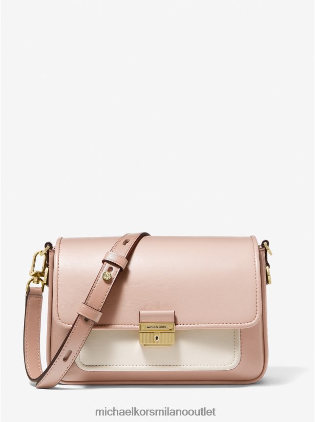 Michael Kors Borsa messenger Bradshaw media in pelle a blocchi di colore donne sfp/ltcr/fwn P06L0L971 Accessori