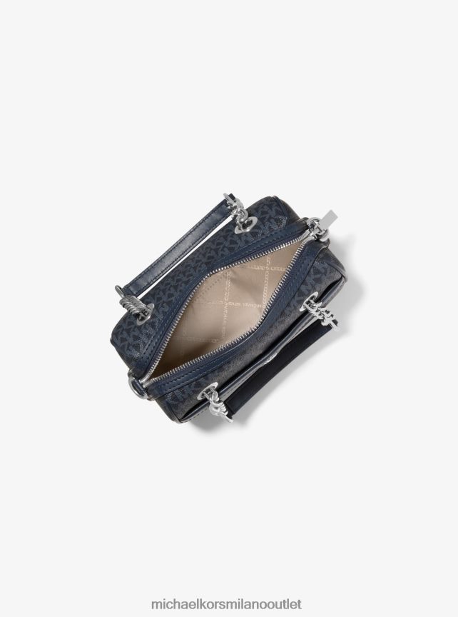 Michael Kors Borsone a tracolla Blaire extra piccolo con logo donne admrl/plblue P06L0L680 Accessori