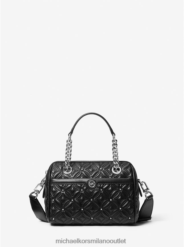 Michael Kors Borsone a tracolla Blaire extra small in ecopelle trapuntata donne nero P06L0L677 Accessori