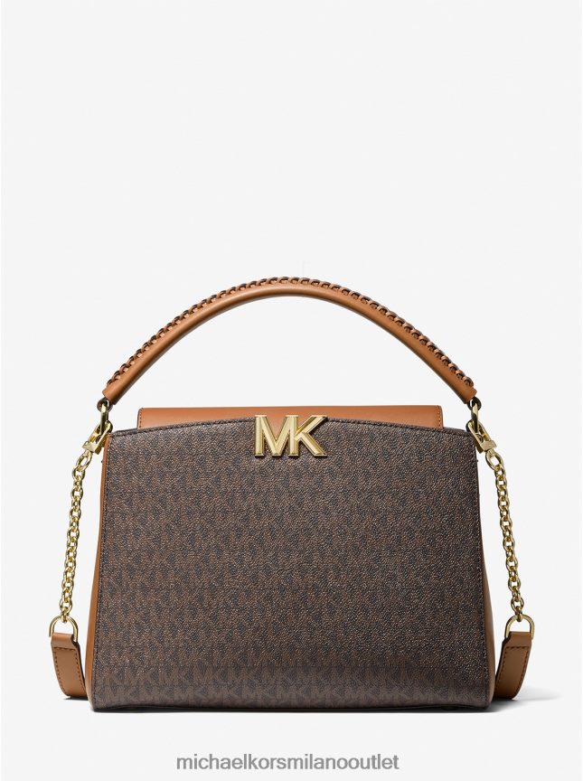 Michael Kors Cartella media con logo Karlie donne brn/ghianda P06L0L961 Accessori