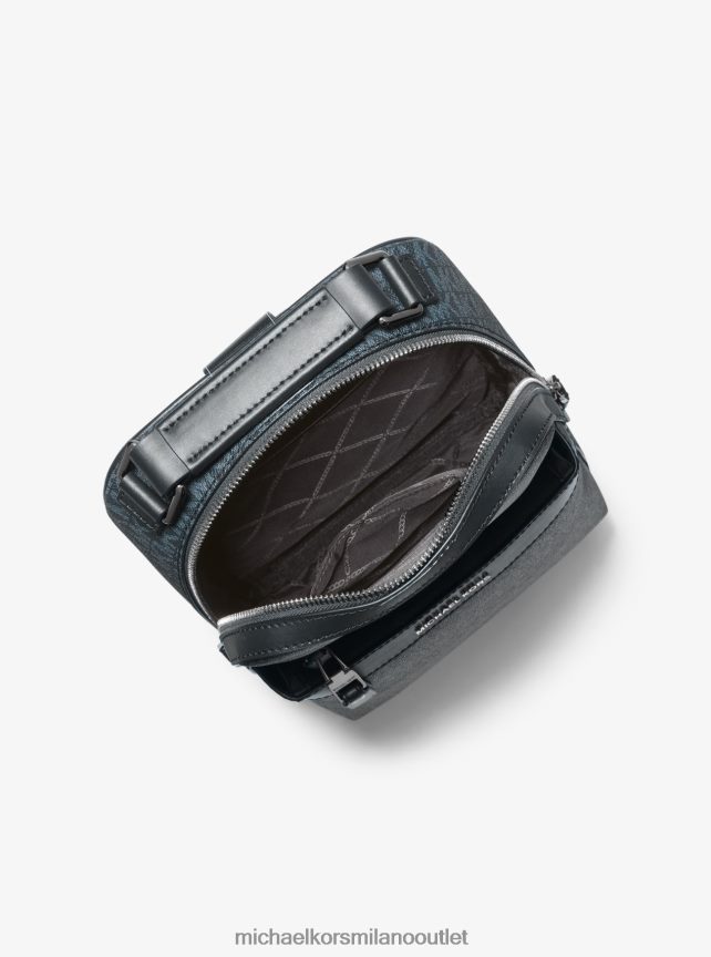 Michael Kors Zaino a tracolla con logo Hudson donne admrl/plblue P06L0L839 Accessori