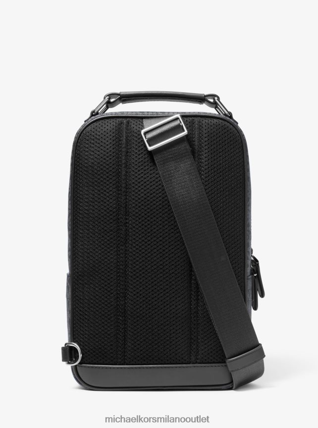 Michael Kors Zaino a tracolla con logo Hudson donne admrl/plblue P06L0L839 Accessori