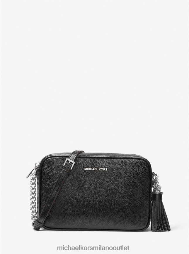 Michael Kors borsa a tracolla Ginny in pelle donne nero P06L0L643 Accessori