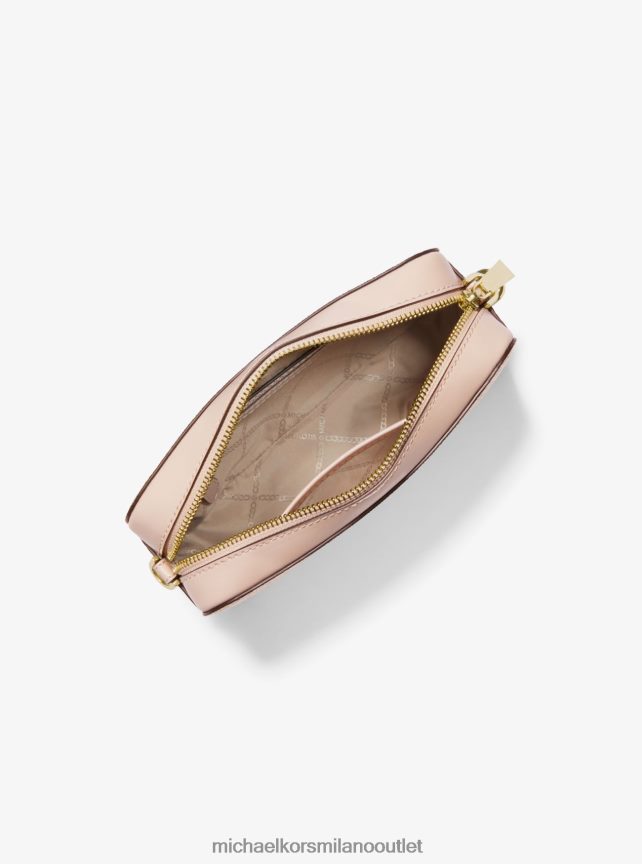 Michael Kors borsa a tracolla Ginny media con logo donne vaniglia/rosa tenue P06L0L748 Accessori