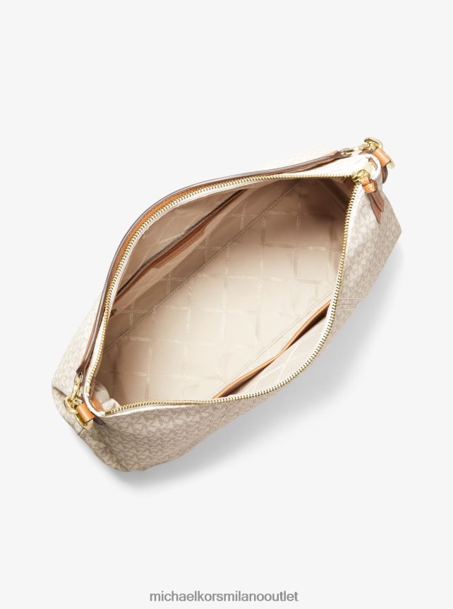 Michael Kors borsa a tracolla Siena grande con logo donne vaniglia/ghianda P06L0L1388 Accessori