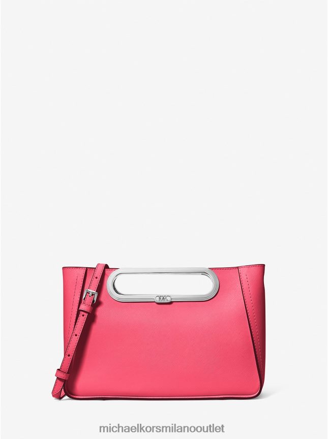 Michael Kors borsa a tracolla convertibile Chelsea grande in pelle saffiano donne geranio P06L0L758 Accessori