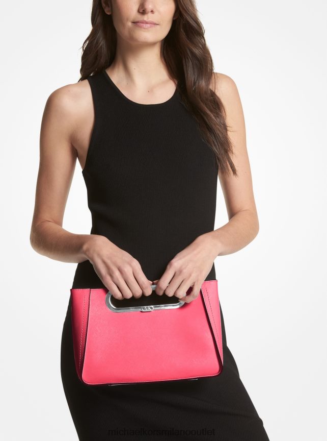 Michael Kors borsa a tracolla convertibile Chelsea grande in pelle saffiano donne geranio P06L0L758 Accessori