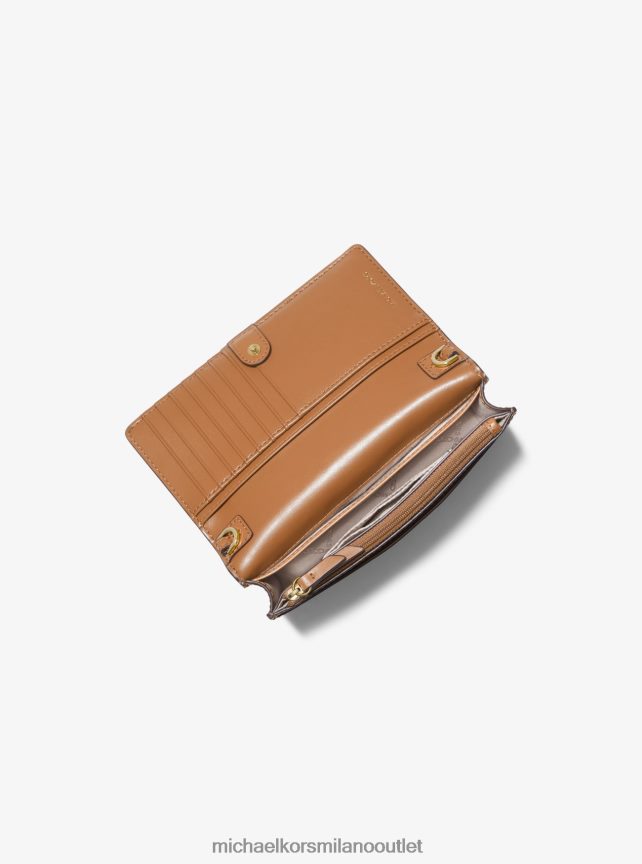 Michael Kors borsa a tracolla convertibile per smartphone jet set con logo piccolo donne brn/ghianda P06L0L756 Accessori