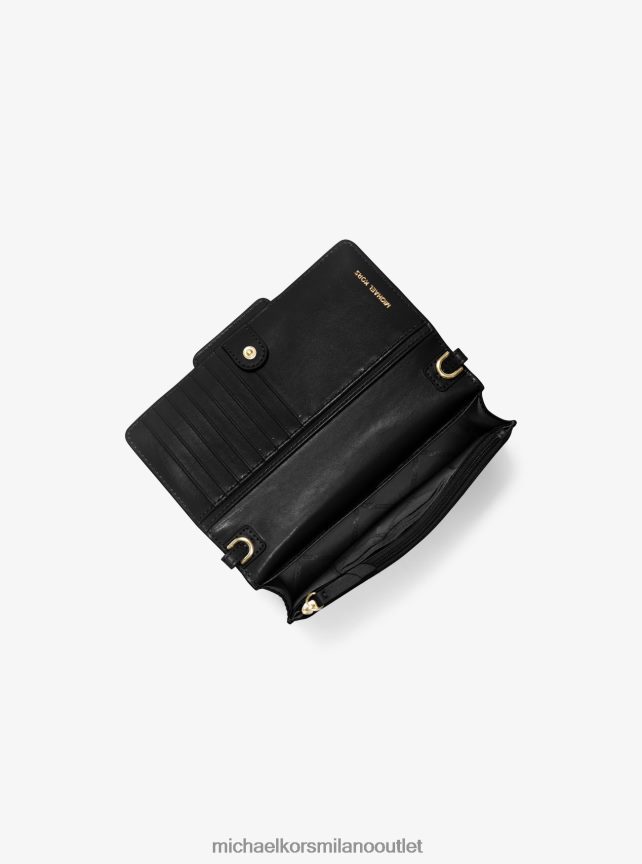 Michael Kors borsa a tracolla extra-small con logo erica donne marrone/nero P06L0L897 Accessori