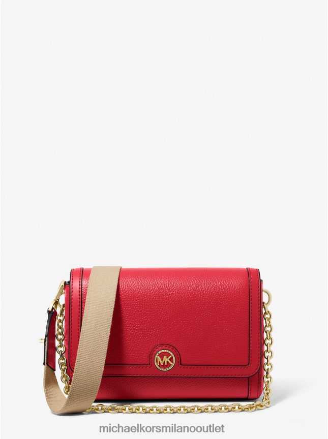 Michael Kors borsa a tracolla freya piccola convertibile in pelle martellata donne cremisi P06L0L944 Accessori