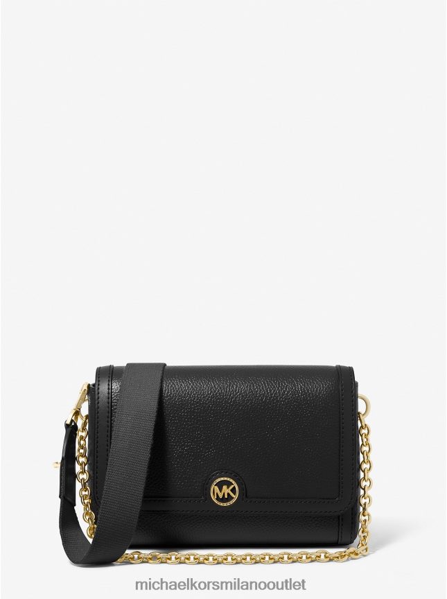 Michael Kors borsa a tracolla freya piccola convertibile in pelle martellata donne nero P06L0L945 Accessori