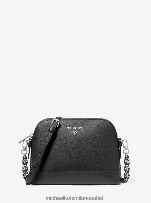 Michael Kors borsa a tracolla grande a cupola in pelle saffiano donne nero P06L0L1013 Accessori