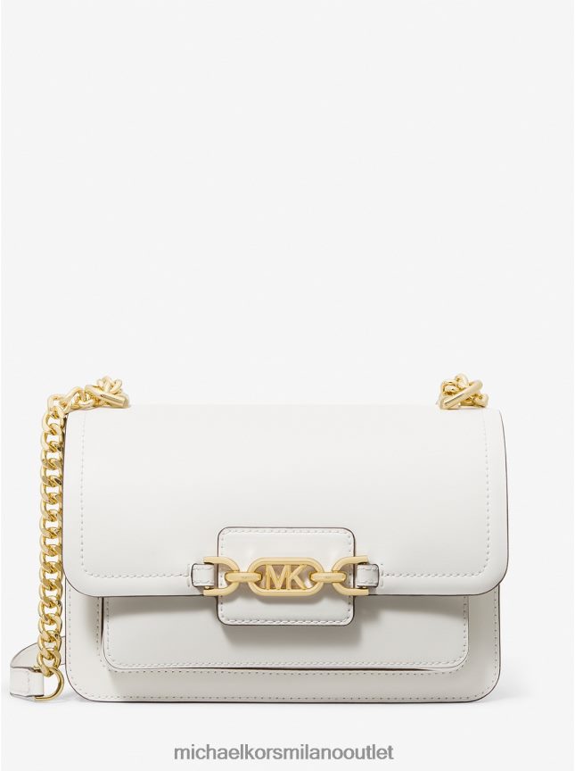 Michael Kors borsa a tracolla grande in pelle color erica donne bianco ottico P06L0L841 Accessori