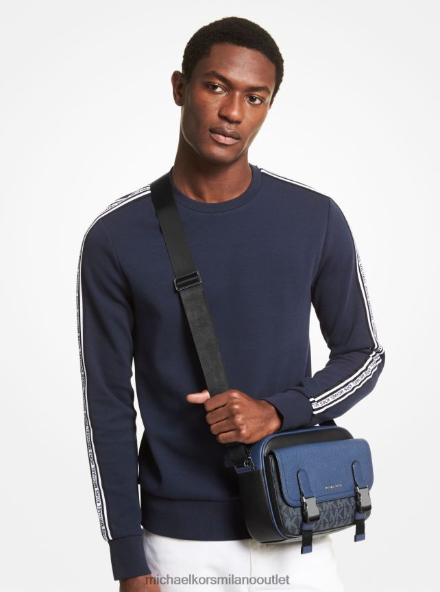 Michael Kors borsa a tracolla hudson grande in pelle donne ammiraglio mlti P06L0L1004 Accessori