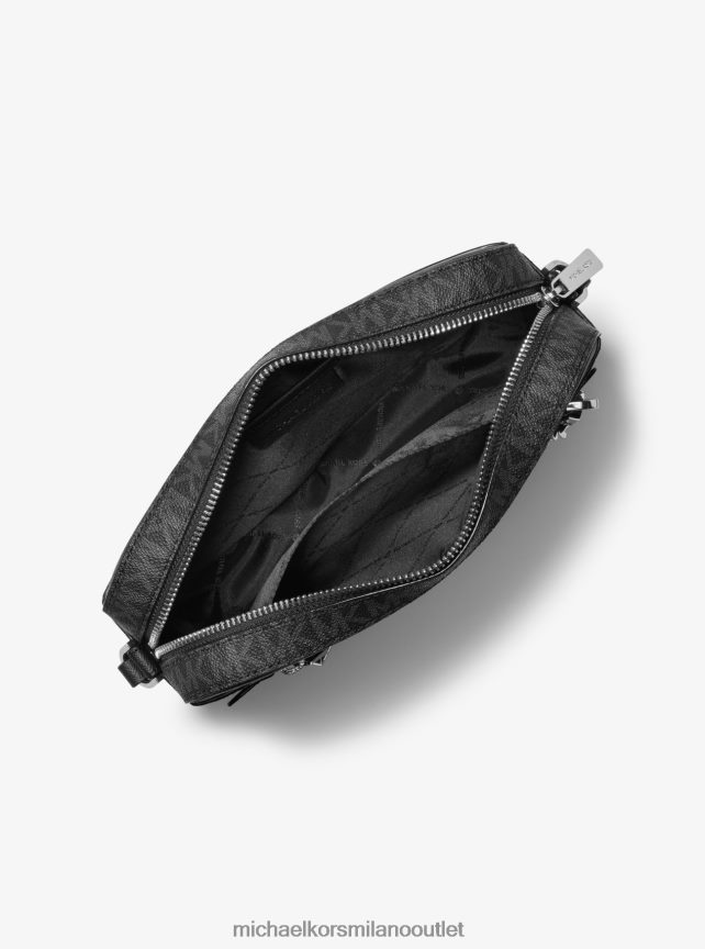 Michael Kors borsa a tracolla jet set grande con logo donne nero P06L0L1007 Accessori