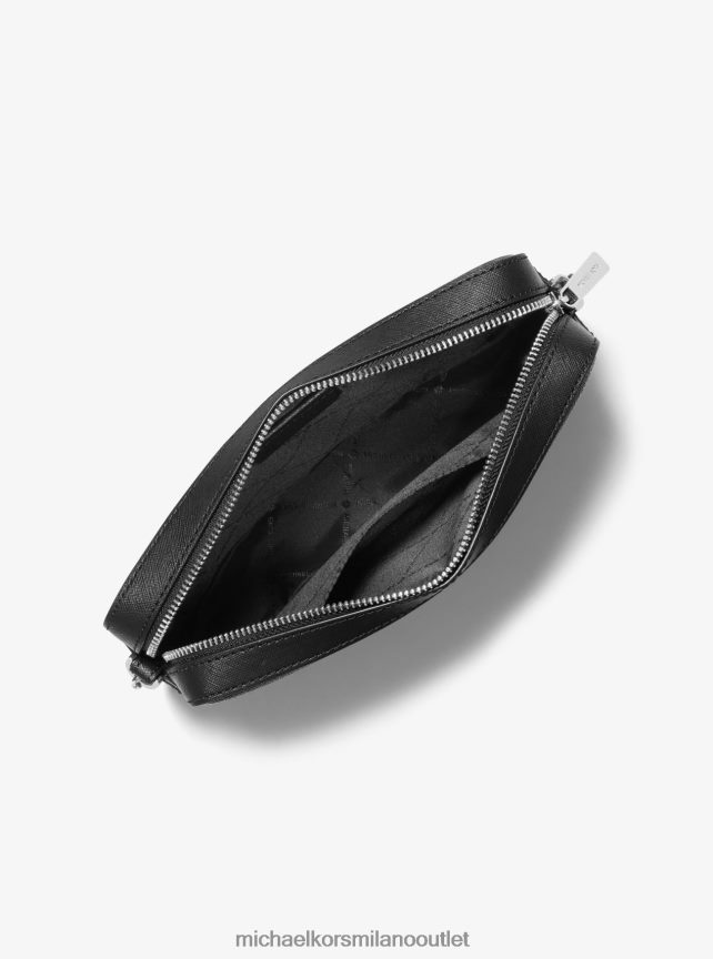 Michael Kors borsa a tracolla jet set grande con logo donne nero P06L0L825 Accessori