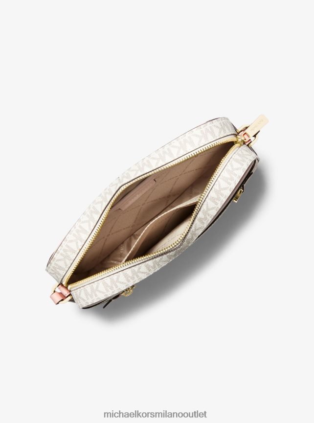 Michael Kors borsa a tracolla jet set grande con logo donne pwd blsh mlt P06L0L1010 Accessori