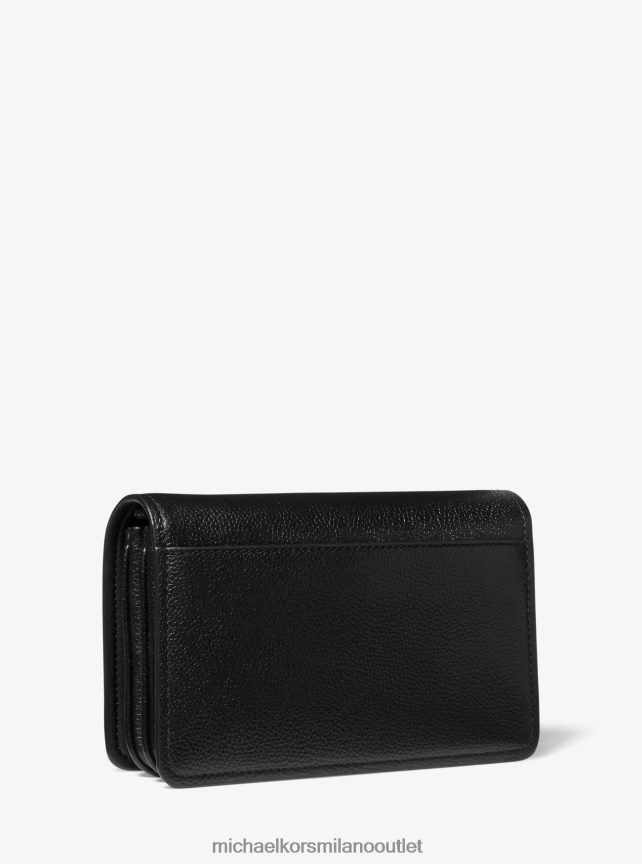 Michael Kors borsa a tracolla jet set grande in pelle martellata donne nero P06L0L763 Accessori