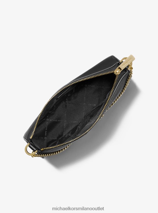 Michael Kors borsa a tracolla jet set media in pelle saffiano donne nero P06L0L1021 Accessori