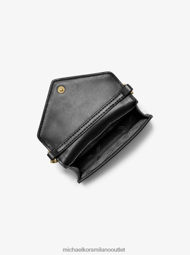 Michael Kors borsa a tracolla jet set piccola a busta in pelle saffiano donne nero P06L0L740 Accessori