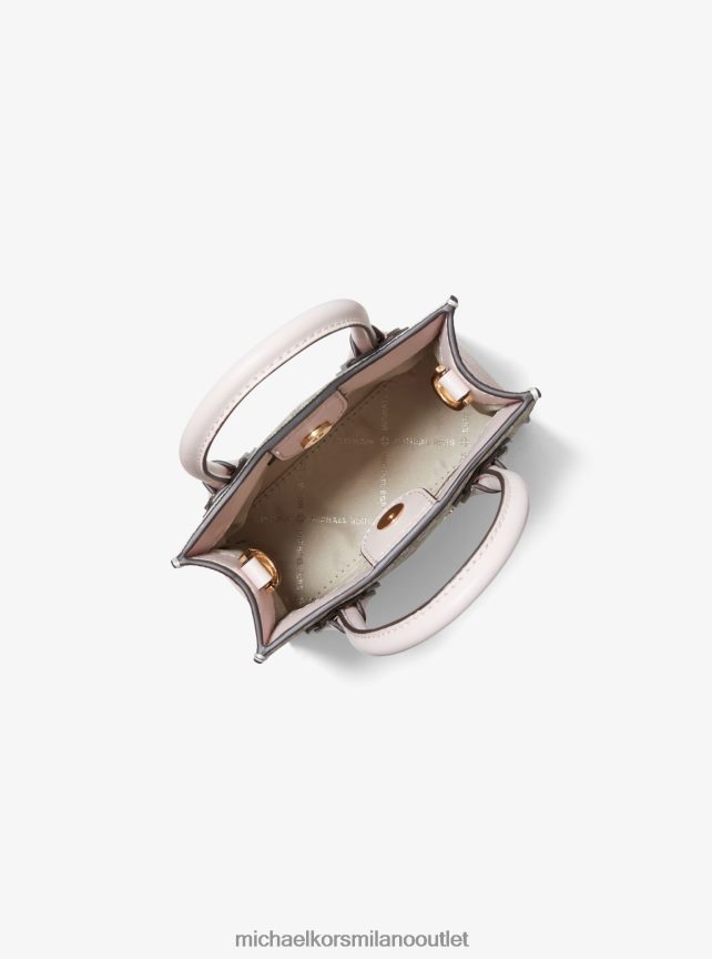 Michael Kors borsa a tracolla mercer extra-small con logo e pelle donne pwd blsh mlt P06L0L974 Accessori