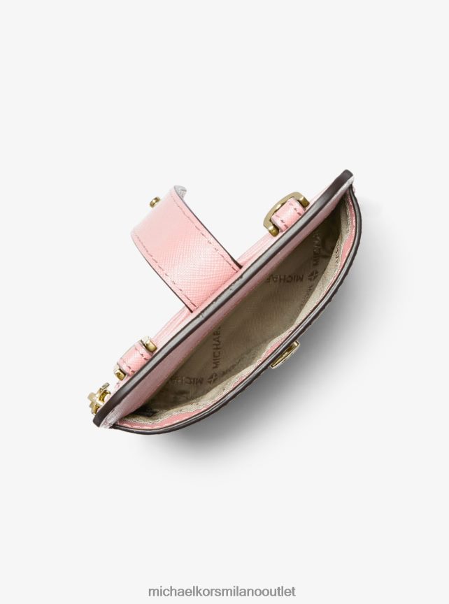 Michael Kors borsa a tracolla per smartphone in pelle saffiano donne fard in polvere P06L0L877 Accessori