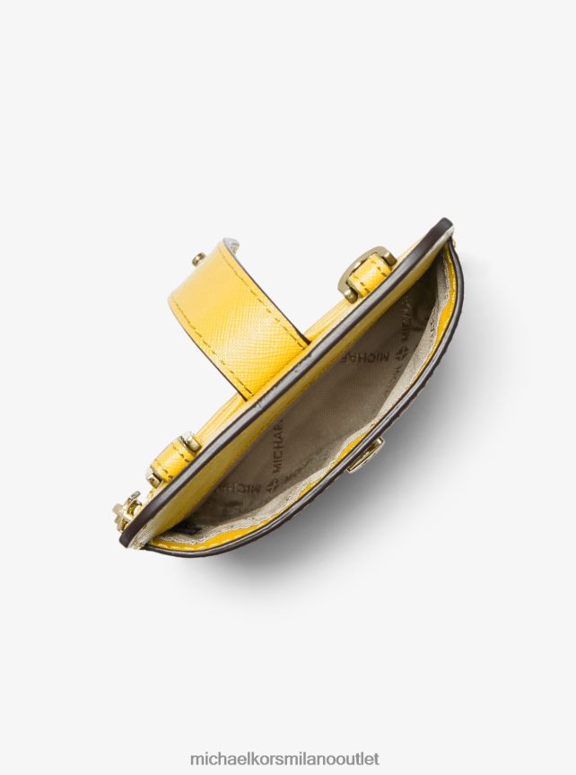 Michael Kors borsa a tracolla per smartphone in pelle saffiano donne narciso P06L0L874 Accessori