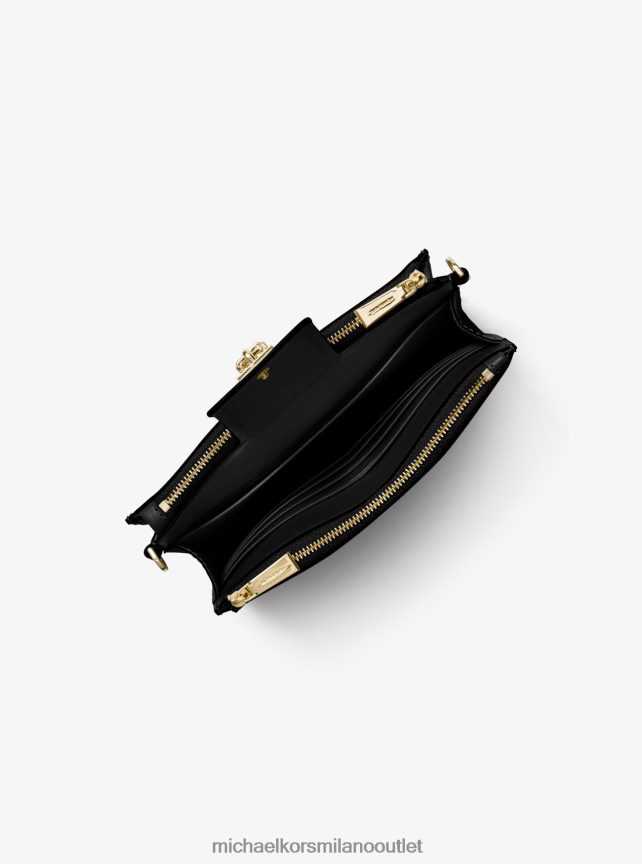 Michael Kors borsa a tracolla piccola in pelle saffiano rubino donne nero P06L0L735 Accessori