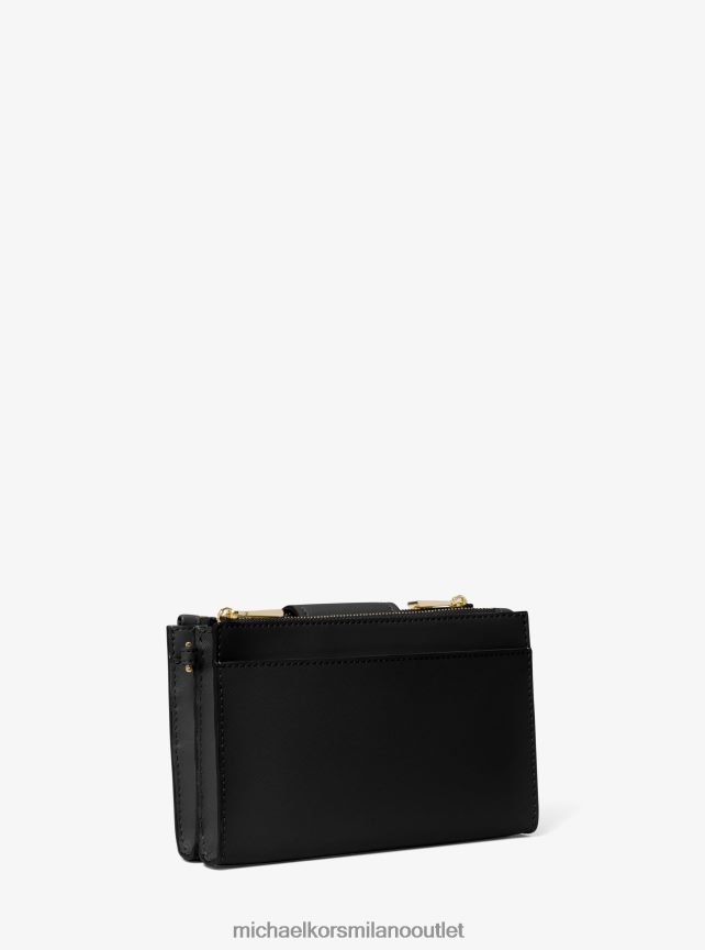 Michael Kors borsa a tracolla piccola in pelle saffiano rubino donne nero P06L0L735 Accessori