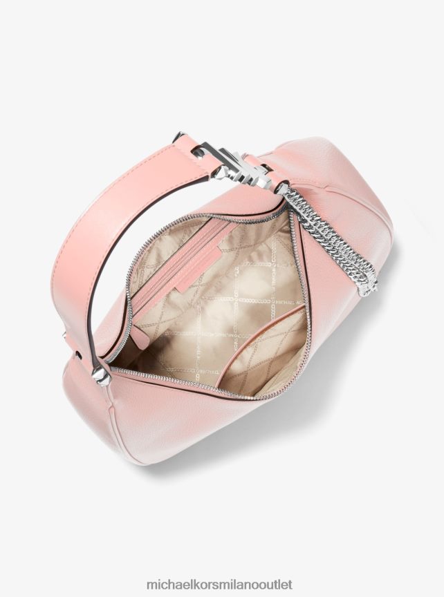 Michael Kors borsa a tracolla piper grande in pelle martellata donne rosa P06L0L1297 Accessori