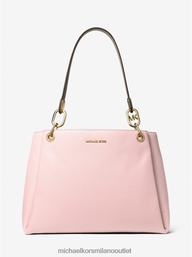 Michael Kors borsa a tracolla trisha grande in pelle martellata donne fard in polvere P06L0L1321 Accessori