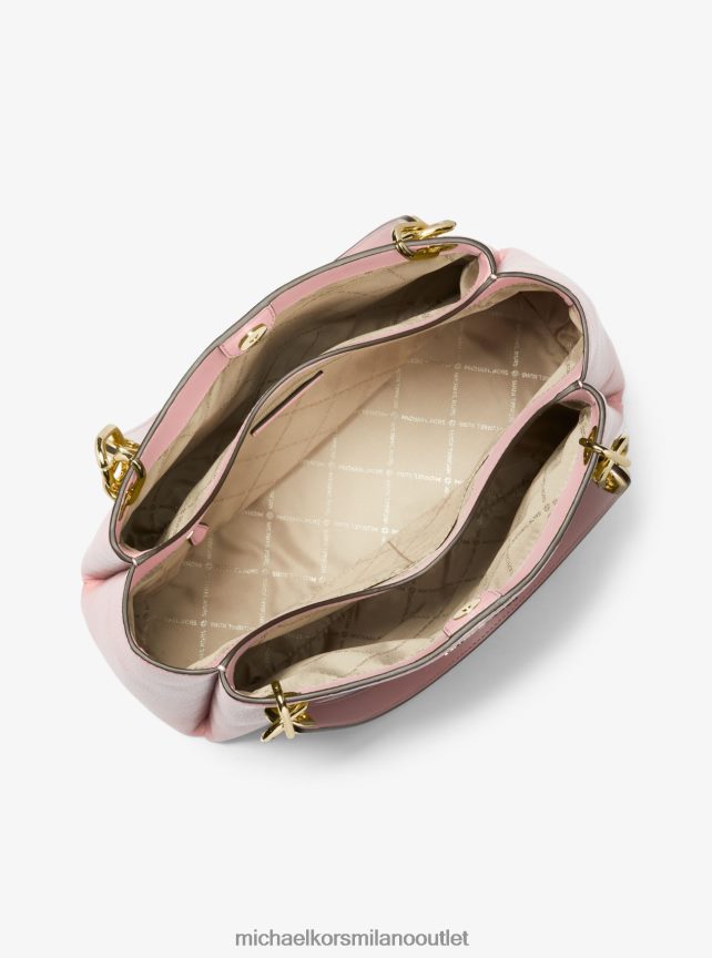 Michael Kors borsa a tracolla trisha grande in pelle martellata donne fard in polvere P06L0L1321 Accessori