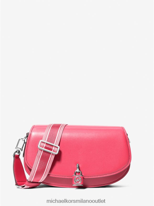 Michael Kors borsa messenger mila media in pelle donne geranio P06L0L658 Accessori
