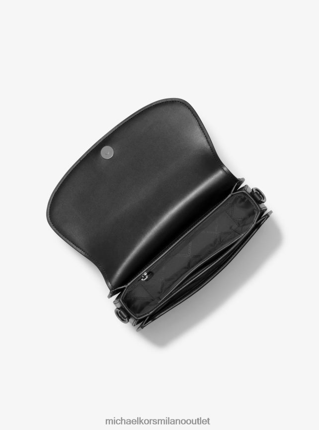 Michael Kors borsa messenger mila media in pelle donne nero P06L0L662 Accessori