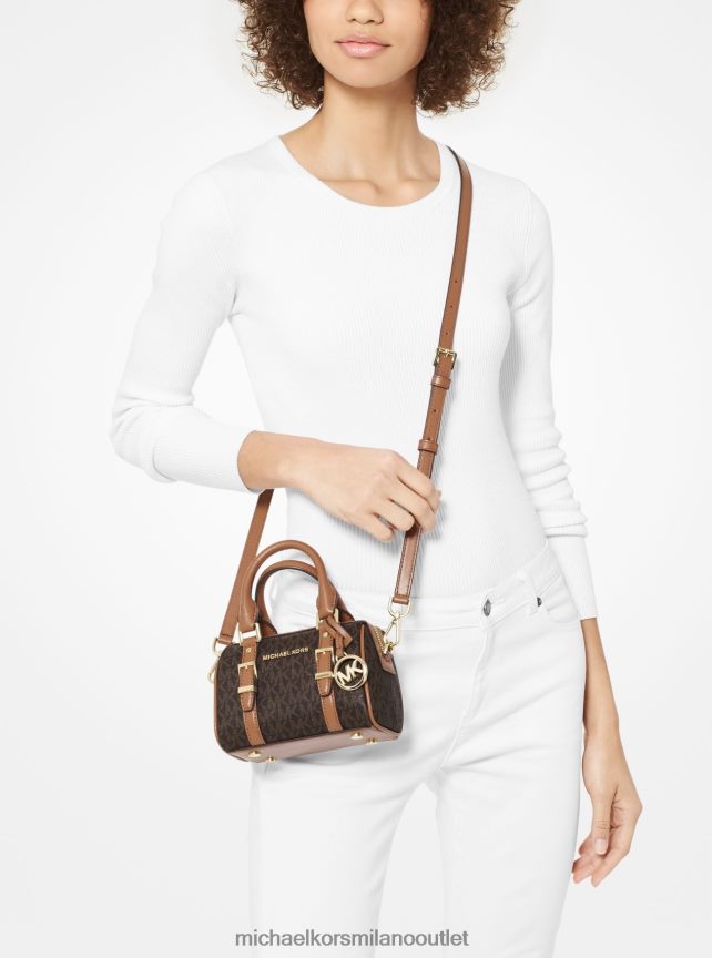 Michael Kors borsone a tracolla bedford legacy extra piccolo con logo donne brn/ghianda P06L0L933 Accessori