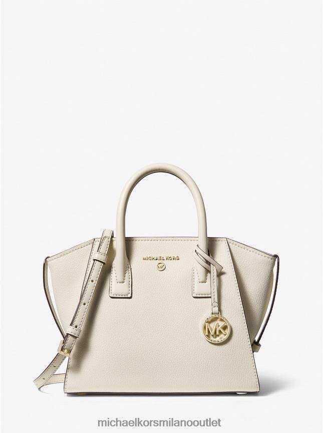 Michael Kors cartella Avril piccola in pelle con cerniera superiore donne lt. panna P06L0L900 Accessori