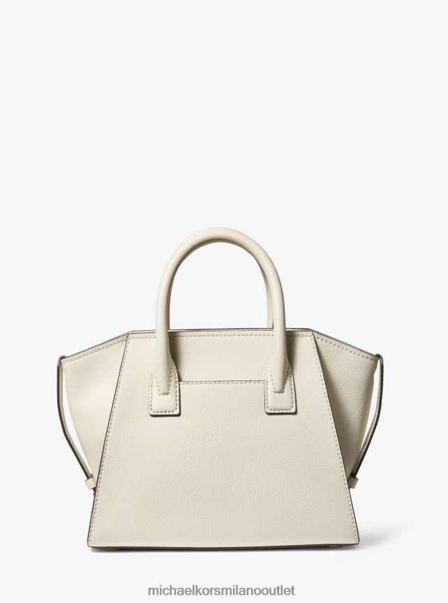 Michael Kors cartella Avril piccola in pelle con cerniera superiore donne lt. panna P06L0L900 Accessori