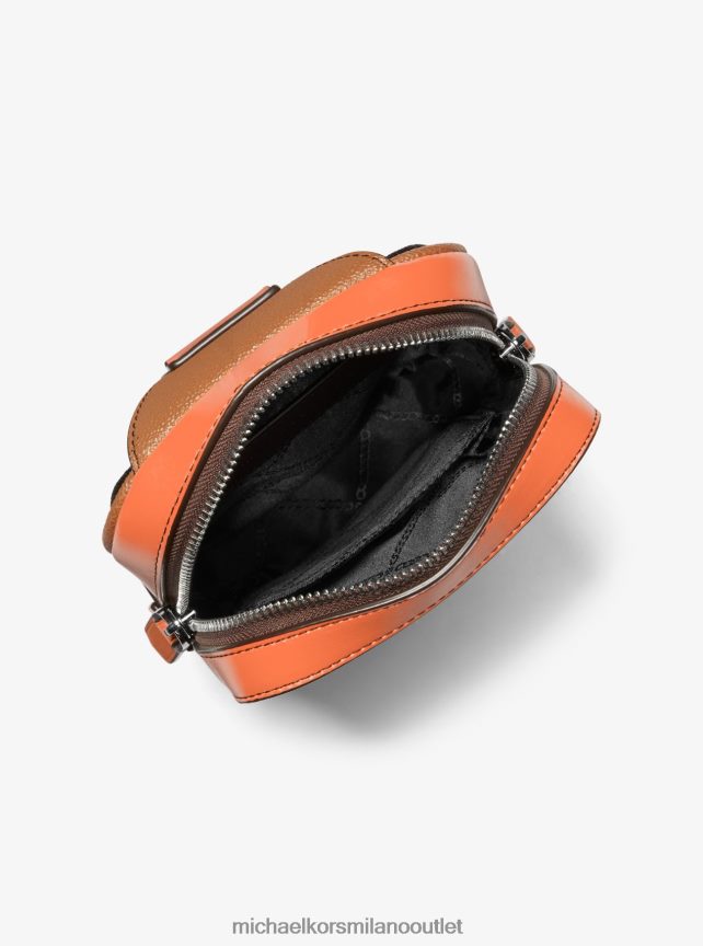 Michael Kors zaino a tracolla con logo Hudson donne albicocca P06L0L805 Accessori