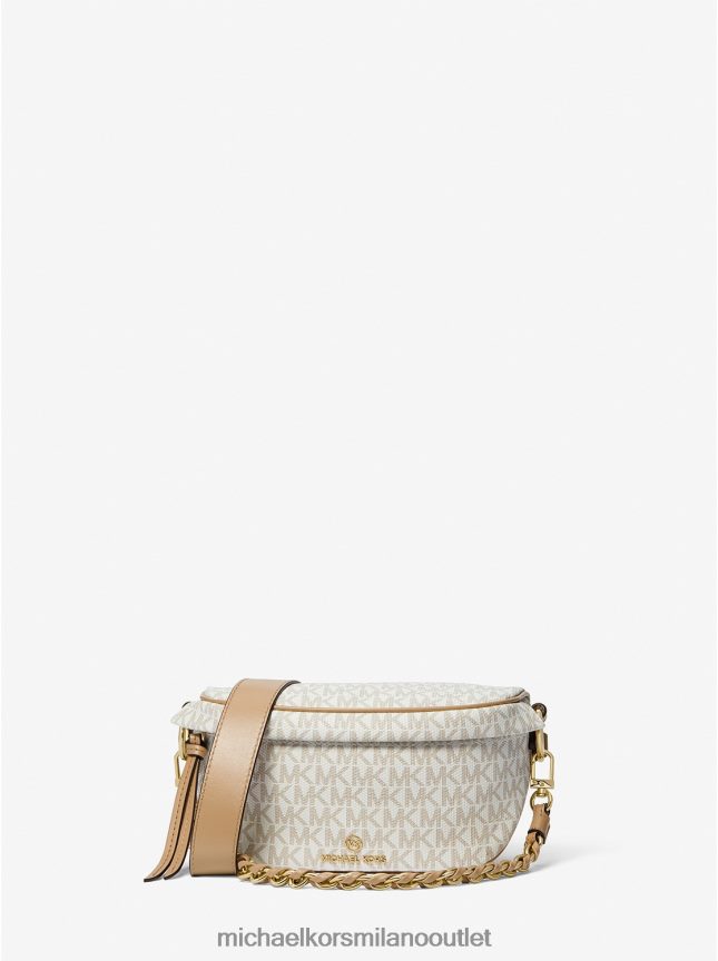 Michael Kors zaino a tracolla con logo extra piccolo slater donne cammello P06L0L709 Accessori