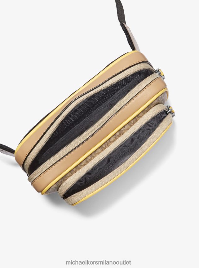 Michael Kors zaino a tracolla con logo grafico Cooper donne giallo P06L0L817 Accessori