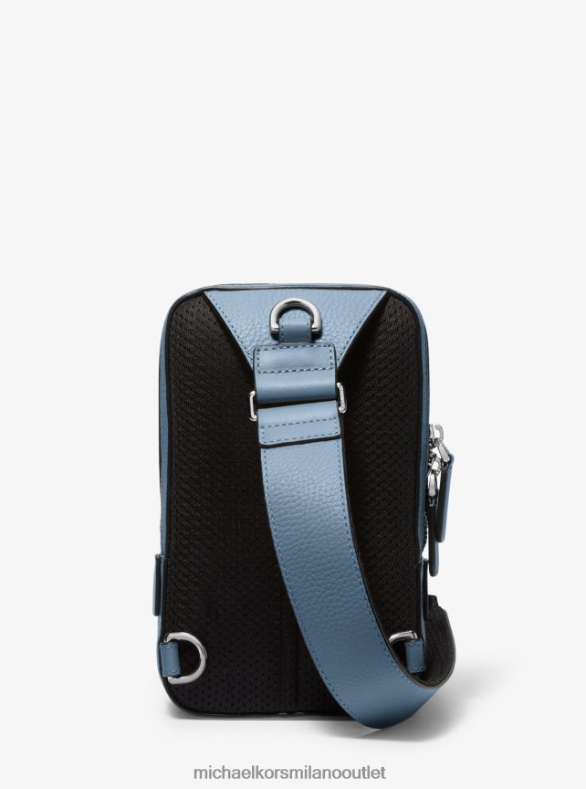 Michael Kors zaino a tracolla in pelle martellata Hudson donne denim P06L0L796 Accessori