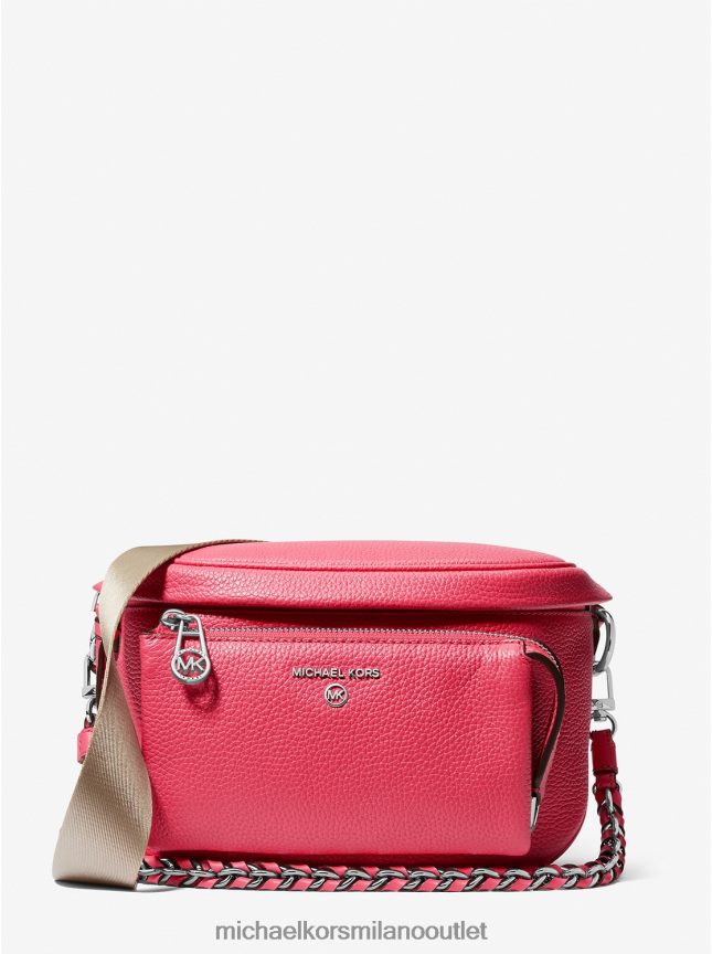 Michael Kors zaino a tracolla medio in pelle martellata slater donne geranio P06L0L957 Accessori