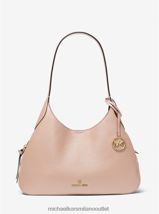 Michael Kors Borsa a tracolla Kelsey grande in pelle martellata donne rosa tenue P06L0L1136 Accessori